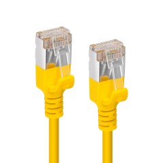 MicroConnect CAT6A U-FTP Slim, LSZH, 0.15m